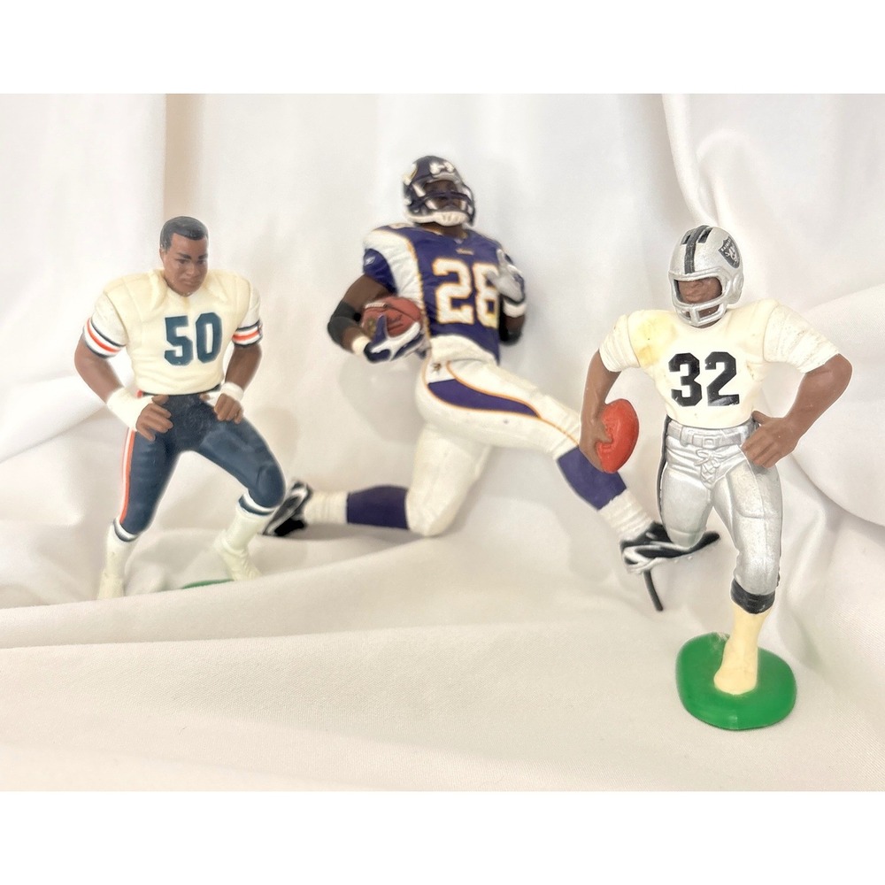 McFarlane Starting Lineup NFL Figure Lot Peterson Singletary Allen Multi Color
